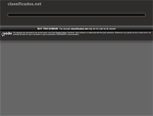 Tablet Screenshot of classificados.net