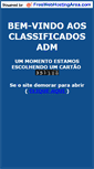 Mobile Screenshot of classificados.adm.br